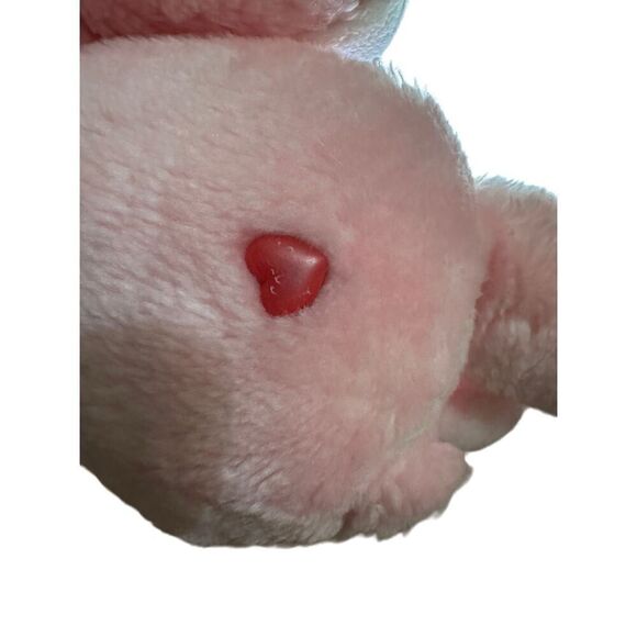 CARE BEAR Vintage 1983 Kenner Plush Love A Lot Bear Pink 13" Stuffed Animal Toy - Picture 8 of 9